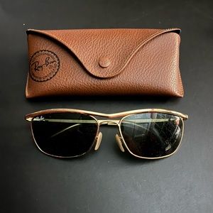 Ray Ban RB3385 Olympian II Deluxe 001VINTAGE Gold Frame